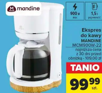 Carrefour Ekspres do kawy Mandine oferta