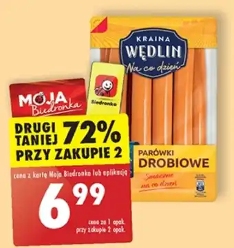 Biedronka Parówki Kraina Wędlin oferta