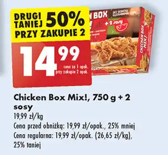 Biedronka Chicken Box Mix! 750 g + 2 sosy oferta