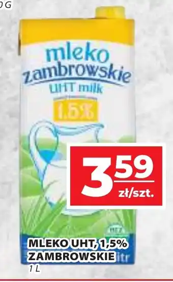 Top Market MLEKO UHT, 1,5% ZAMBROWSKIE 1 l oferta