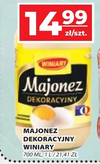 Top Market MAJONEZ DEKORACYJNY WINIARY 700 ml oferta