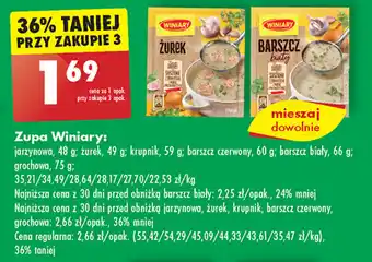 Biedronka Zupa Winiary 48-75g oferta