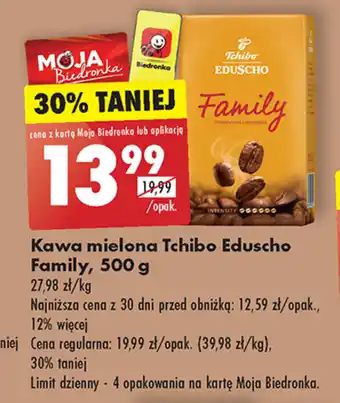 Biedronka Kawa mielona Tchibo Eduscho Family 500 g oferta