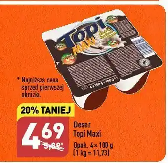 ALDI Deser mleczno-orzechowy 1 OPAK 4 SZT 100 G oferta