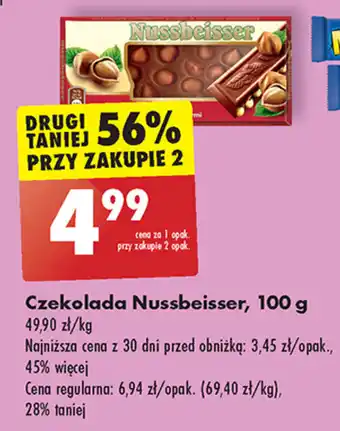 Biedronka Czekolada Nussbeisser 100 g oferta