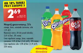 Biedronka Napój gazowany 2 l oferta