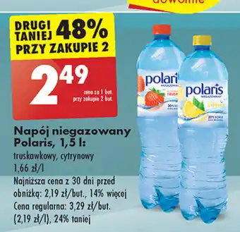 Biedronka Napój niegazowany Polaris 1,5 l oferta