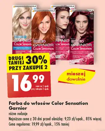 Biedronka Farba do włosów Color Sensation Garnier oferta