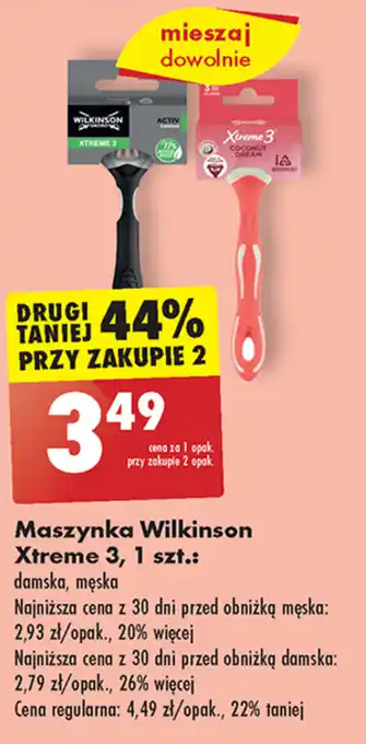 Biedronka Maszynka Wilkinson Xtreme 3, 1 szt. oferta
