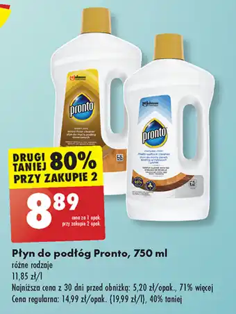Biedronka Płyn do podłóg Pronto, 750 ml oferta