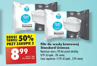 Biedronka Filtr do wody kranowej Standard Unimax oferta