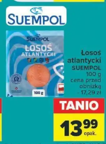 Carrefour Łosoś atlantycki SUEMPOL 100 g oferta
