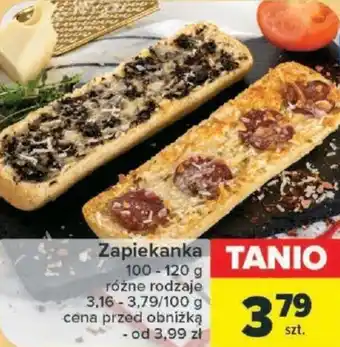 Carrefour Zapiekanka 100-120 g oferta