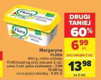 Carrefour Margaryna Flora 400 g oferta