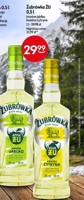 Żabka Wódka smakowa Żubrówka oferta
