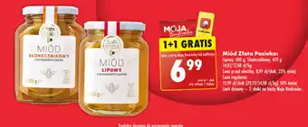 Biedronka Miód Złota Pasieka Lipowy 400-470g oferta