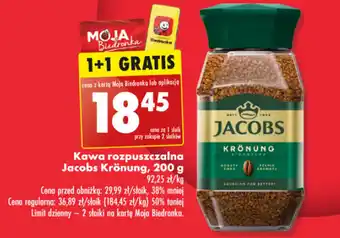 Biedronka Kawa rozpuszczalna Jacobs Krönung 200 g oferta