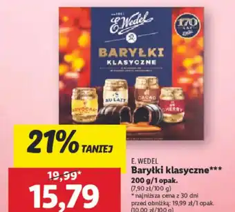 Lidl E. WEDEL Baryłki klasyczne 200g oferta