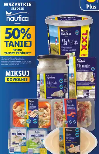 Lidl WSZYSTKIE ŚLEDZIE nautica oferta