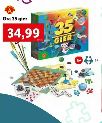 Lidl Gra edukacyjna 35 gier 1 SZT oferta