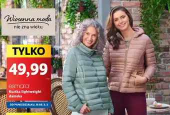 Lidl esmara Kurtka lightweight damska oferta