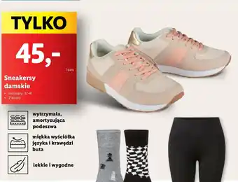 Lidl Sneakersy damskie oferta