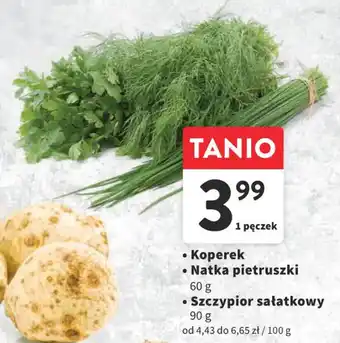Koperek Natka pietruszki 60 g Szczypior sałatkowy 90 g