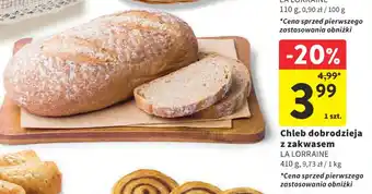 Chleb dobrodzieja z zakwasem LA LORRAINE 410 g