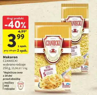 Intermarche Makaron CZANIECKI 250g oferta