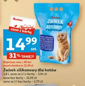 Żwirek silikonowy dla kotów 3,8 l