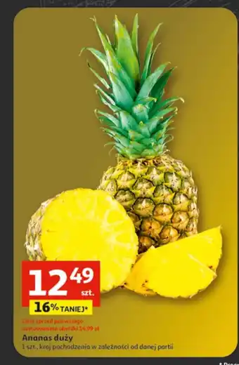 Auchan Ananas duży szt. oferta