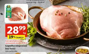 Auchan Łopatka wieprzowa bez kości 1 kg oferta
