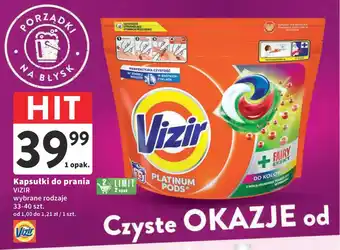 Intermarche Kapsułki do prania VIZIR 33-40 szt. oferta