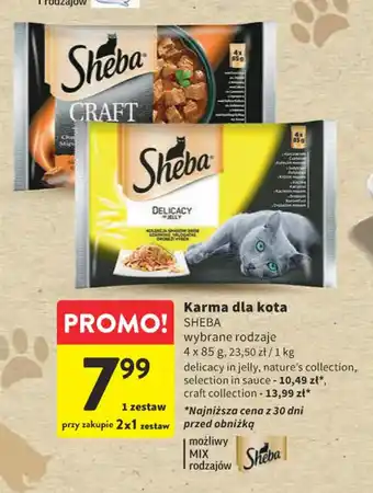 Intermarche Karma dla kota Sheba 4x85g oferta