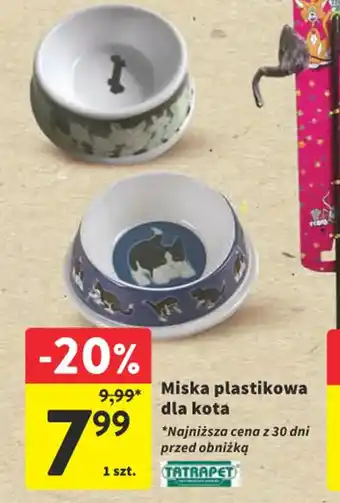 Miska plastikowa dla kota