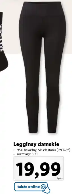 Lidl Legginsy damskie Lycra oferta