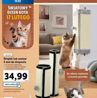Lidl Drapak dla kota Zoofari oferta