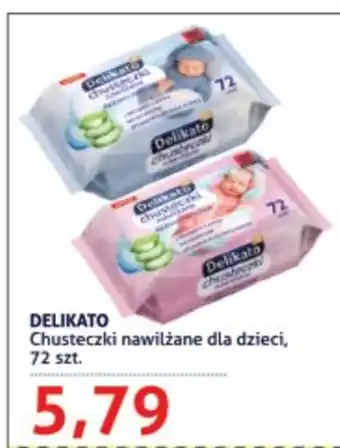 Chusteczki nawilżane Delikato