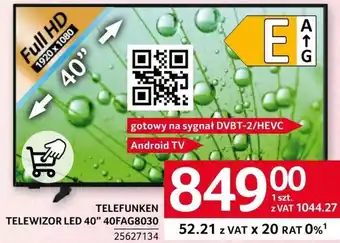 Selgros Telewizor Telefunken oferta