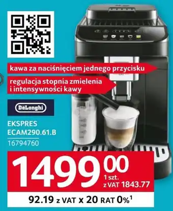 Selgros Ekspres do kawy DeLonghi oferta