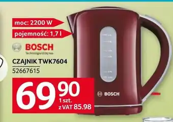 Selgros Czajnik elektryczny Bosch oferta
