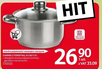Selgros Garnek z pokrywką oferta