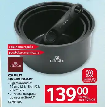 Selgros Zestaw rondli Gerlach oferta
