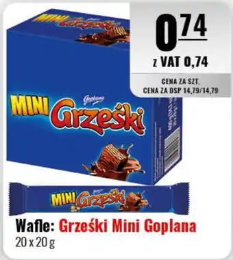 Eurocash Wafle: Grześki Mini Goplana 20 g oferta