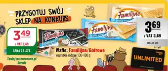 Eurocash Wafle: Familijne/Gofrowe 130-180 g oferta
