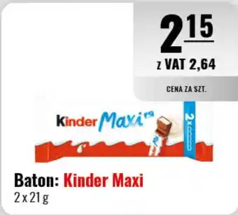Eurocash Baton: Kinder Maxi 2 x 21 g oferta