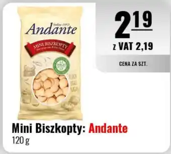 Eurocash Mini Biszkopty: Andante 120 g oferta