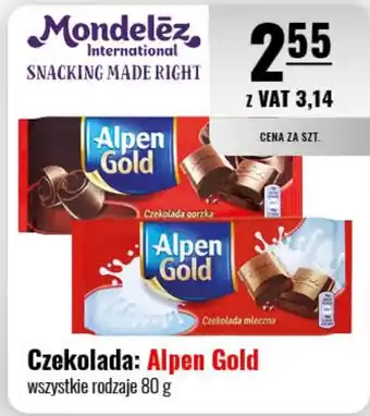 Eurocash Czekolada: Alpen Gold 80 g oferta