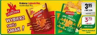 Krakersy: Lajkonik Mini 100 g