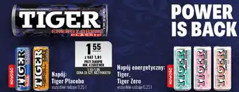 Eurocash Napój energetyczny: Tiger, Tiger Zero 0.25l oferta